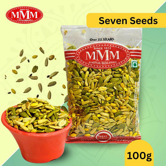 Seven Seeds Mukhwas by M Motilal Masalawala | Healthy Digestive Mouth Freshener with Roasted Seeds