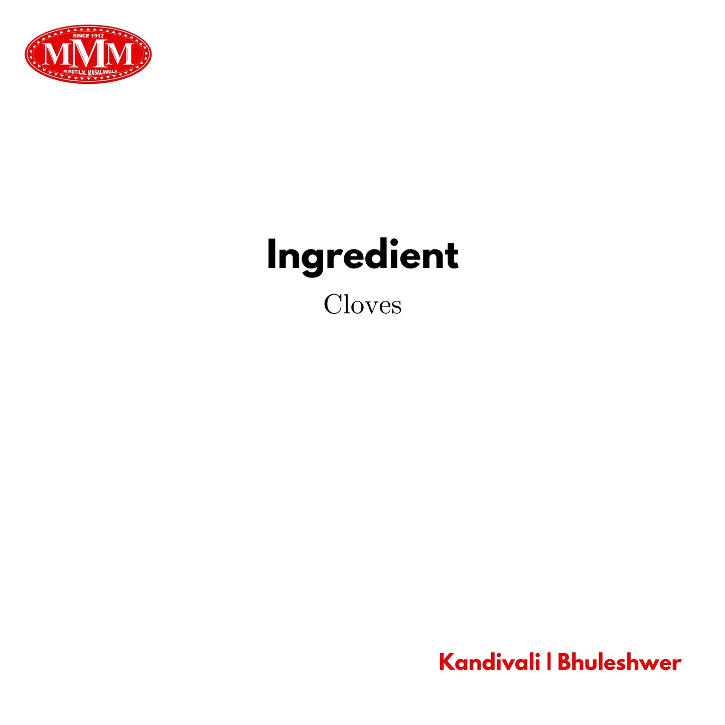 M Motilal Masalwala Whole Spices | Cloves ( Kali Mari )