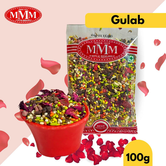 Gulab Mix Saunf 100g M Motilal Masalwala www.motilalmasala.com