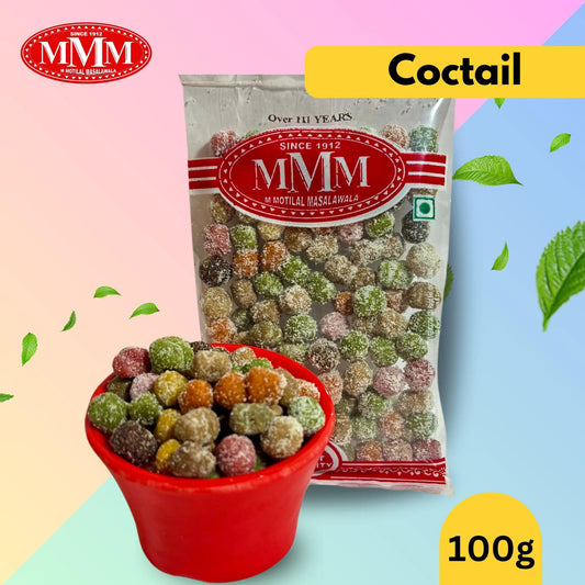 Cocktail Goli | Traditional Indian Mukhwas | Pomegranate Mukhwas | Available in 100g,200g - M Motilal Masalawala