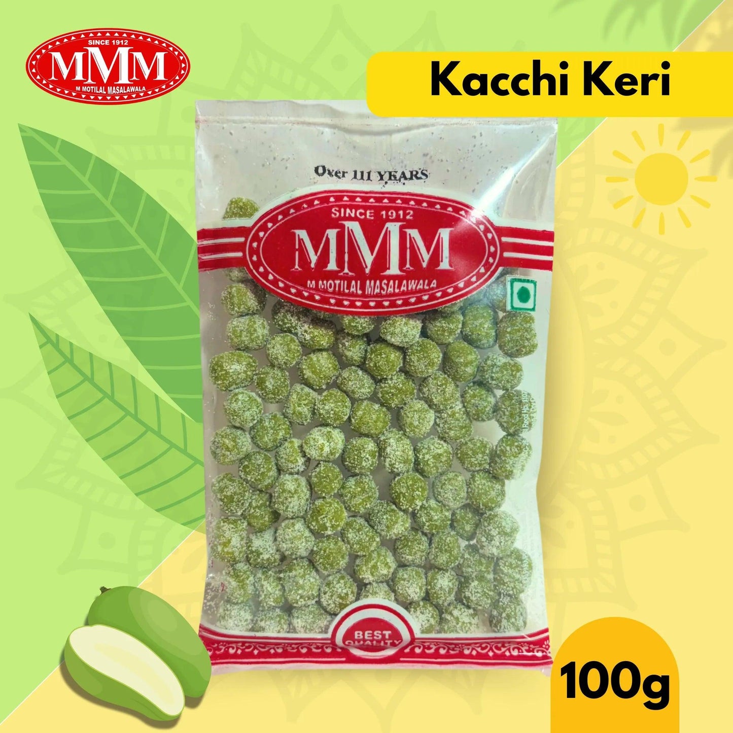 Kacchi Keri Goli | Natural Mango Goli | Digestion and Freshness | Available in 100g,200g - M Motilal Masalawala