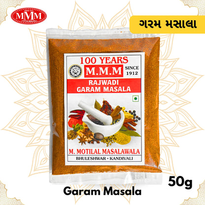 Rajwadi Garam Masala Powder | Authentic Taste and Colour |  50g,100g,500g