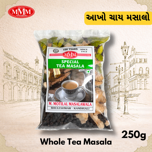 Whole Tea Masala 250g | 5 Handpicked Whole Spices | M Motilal Masalawala Since 1912