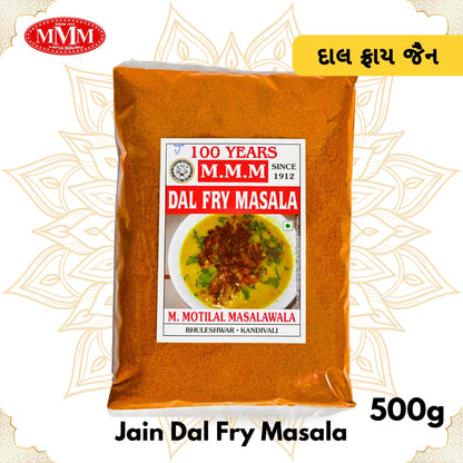 Jain Dal Fry Masala | Authentic & No Onion-Garlic | 50g, 100g, 200g, 500g