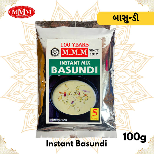 Instant Basundi Mix | Traditional Indian Sweet |  Quick & Easy Dessert |  100g,200g.