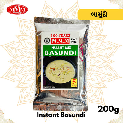 Instant Basundi Mix | Traditional Indian Sweet |  Quick & Easy Dessert |  100g,200g.