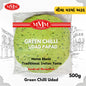 Green Chilli Udad Papad | Homemade