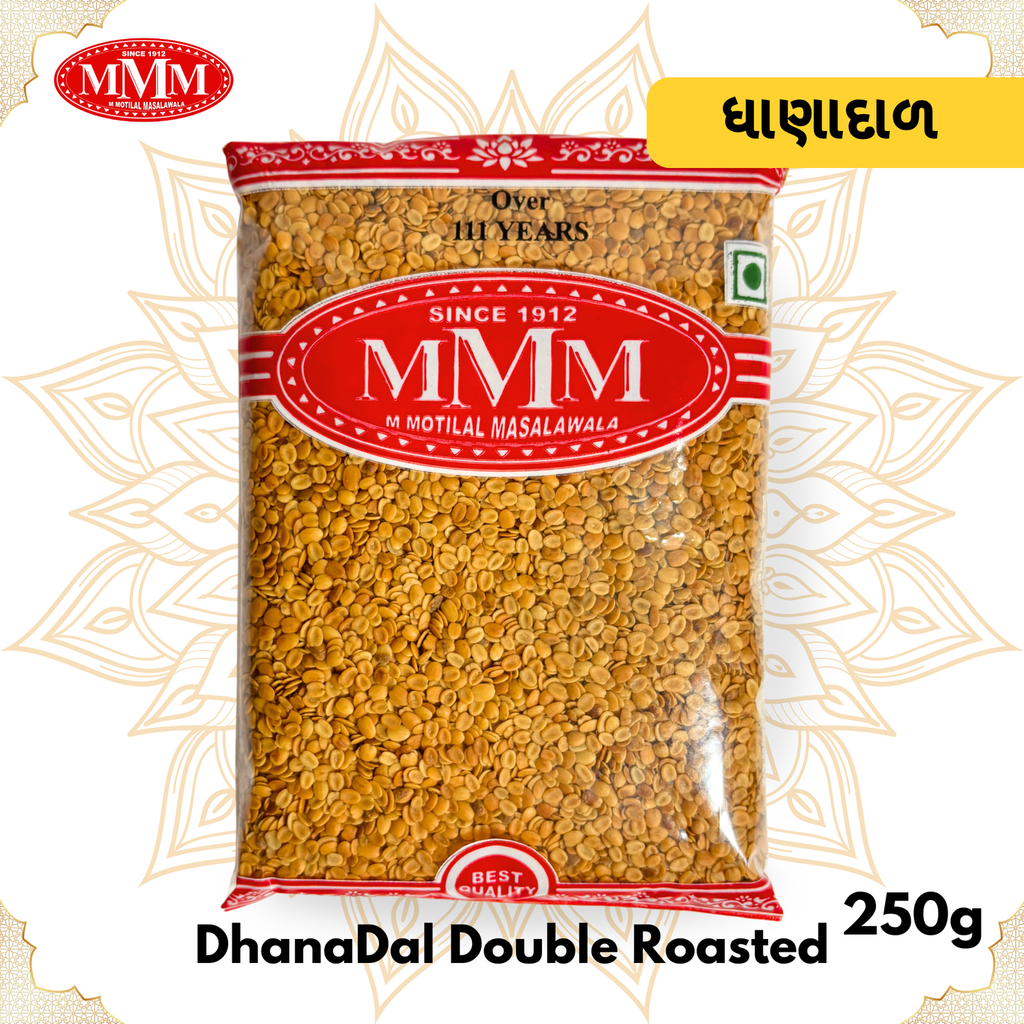 Dhana Dal | Dhana Dal Double Roasted | Healthy Snack & Digestive Delight | 100g,250g