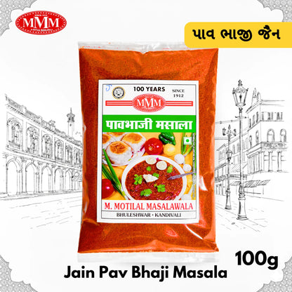 Jain Pav Bhaji Masala | Pure Spice Blend | No Onion-Garlic |