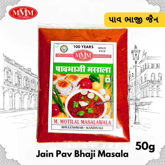 Jain Pav Bhaji Masala | Pure Spice Blend | No Onion-Garlic |