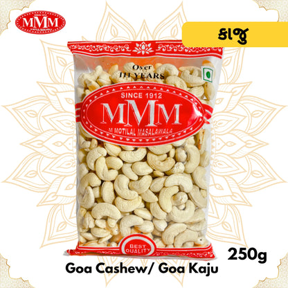 Goa Cashews  | Perfect for Snacking and Cooking | 100g,250g,500g