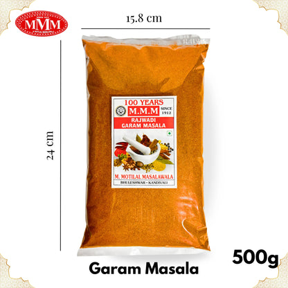 Rajwadi Garam Masala Powder | Authentic Taste and Colour |  50g,100g,500g