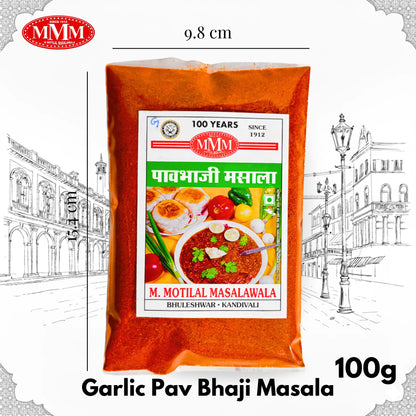 Garlic Pav Bhaji Masala | Authentic Taste of Mumbai |
