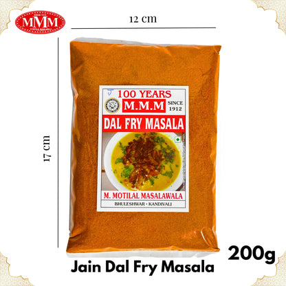 Jain Dal Fry Masala | Authentic & No Onion-Garlic | 50g, 100g, 200g, 500g