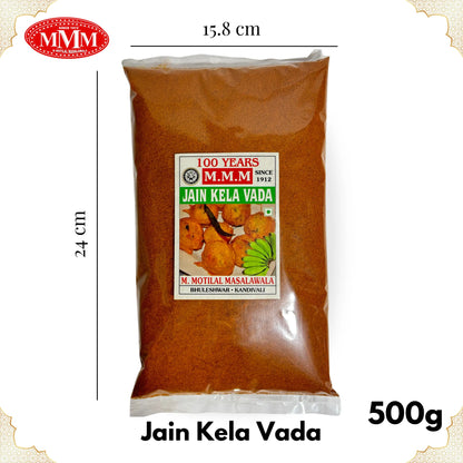 Jain Kela Vada Masala 50g pack Motilal Masalawala Dimension