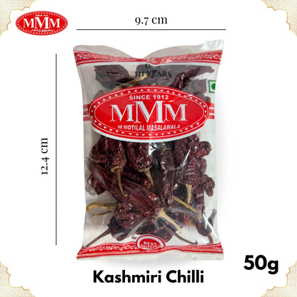 Kashmiri Chilly 100g Motilal Masala Dimension