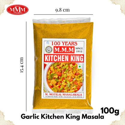 Garlic Kitchen King Masala | Authentic Spice Blend for All Dishes | 50g, 100g, 200g, 500g