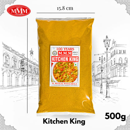 Garlic Kitchen King Masala | Authentic Spice Blend for All Dishes |