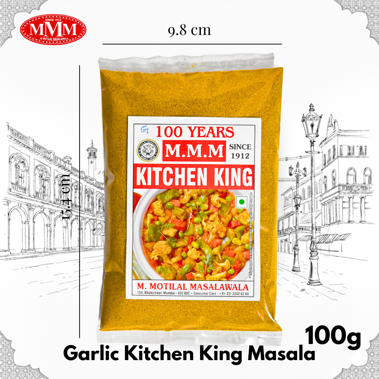 Garlic Kitchen King Masala | Authentic Spice Blend for All Dishes |