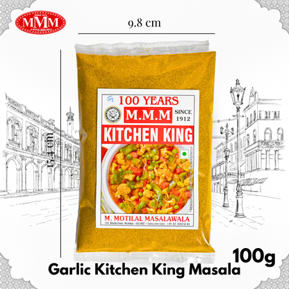 Garlic Kitchen King Masala | Authentic Spice Blend for All Dishes |