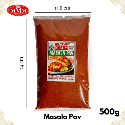 Masala Pav Masala  Motilal Masalwala 500g Dimesion