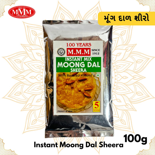 Instant Moongdal Sheera Mix | Swwet Indian Snack Mix |  100g,200g.