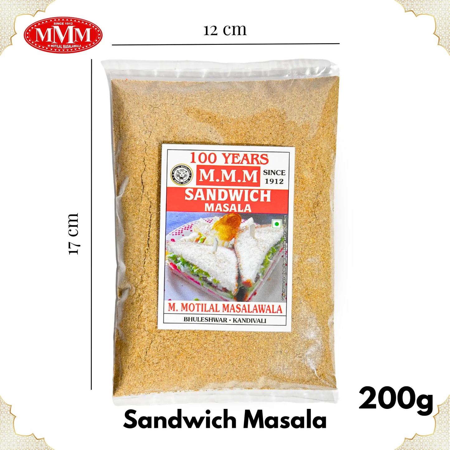 Mumbai-Style Sandwich Masala | Snacks with Natural Spices | 50g, 100g, 200g, 500g