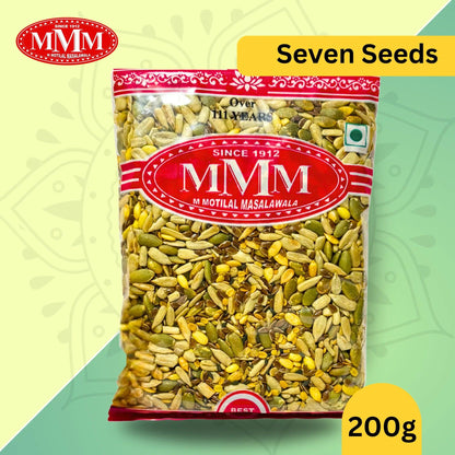 Seven Seeds Mukhwas by M Motilal Masalawala | Healthy Digestive Mouth Freshener with Roasted Seeds