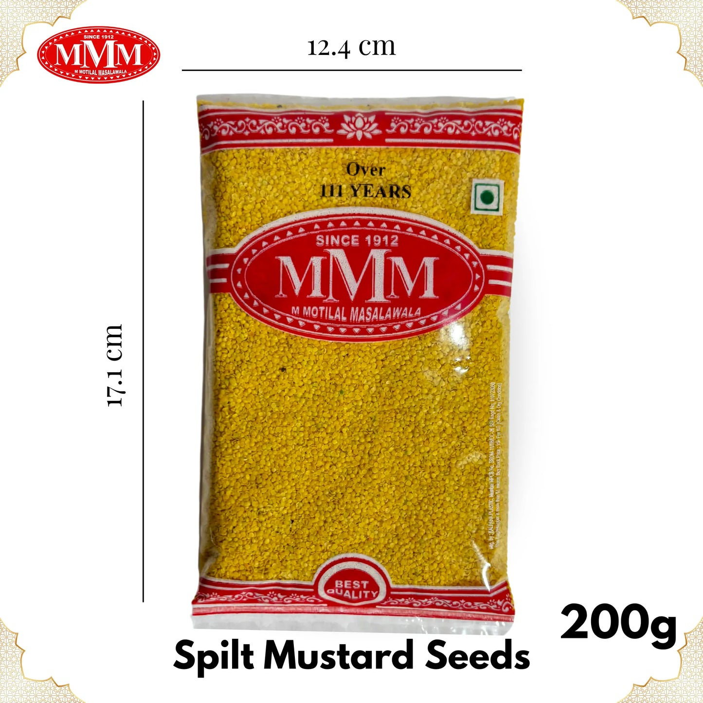 Rai Kuriya | Split Mustard Seeds | For Pickles & Tadka | 100g, 200g, 500g