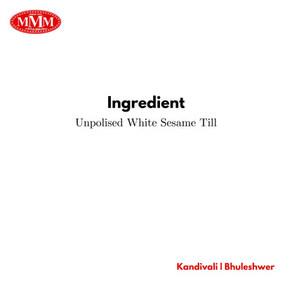 Unpolished White Sesame Seeds (Safed Til) | 100g, 250g