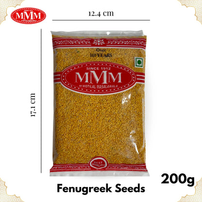 Fenugreek Seeds 200g Motilal Masala Dmension