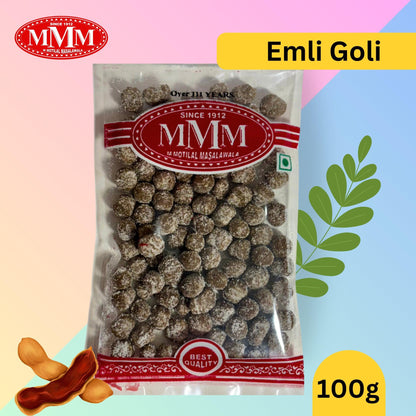 Emli Goli | Tamarind Goli for Digestion | Mouth Freshener | Available in 100grm and 200 grm - M Motilal Masalawala