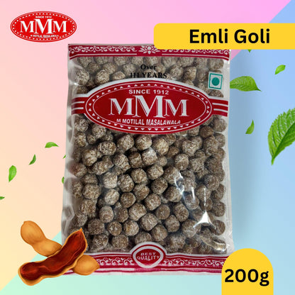 Emli Goli | Tamarind Goli for Digestion | Mouth Freshener | Available in 100grm and 200 grm - M Motilal Masalawala