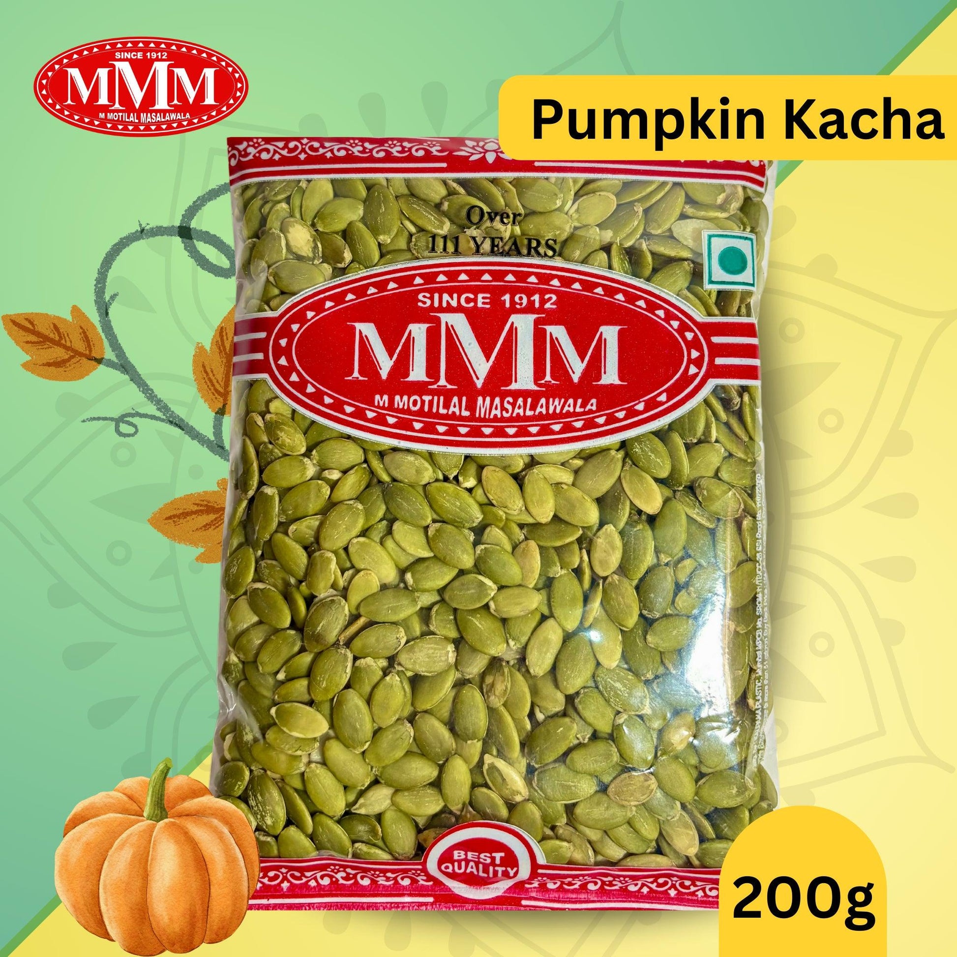 Raw Pumpkin Seeds | Snacking & Cooking | Protein Fiber Rich | Avalaible in 100g - M Motilal Masalawala