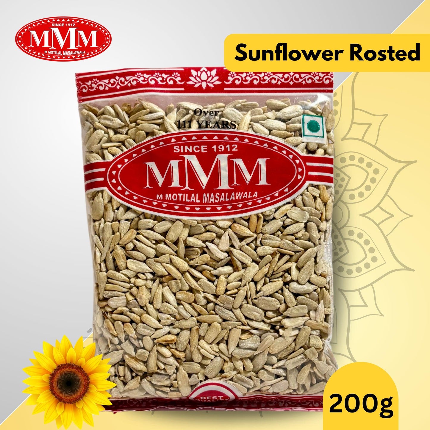 Roasted Sunflower Seeds | Healthy and Crunchy Snack | Available in 100g,200 g. - M Motilal Masalawala
