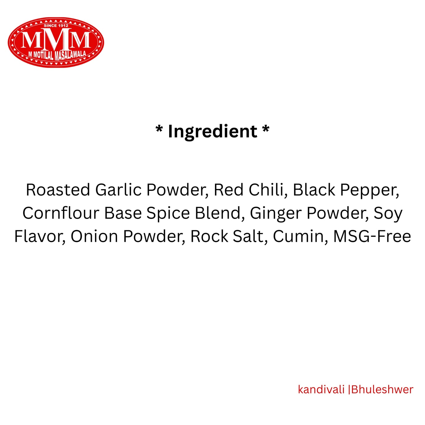 Paneer Chilli Masala Garlic Special | Indo-Chinese Spice Mix |