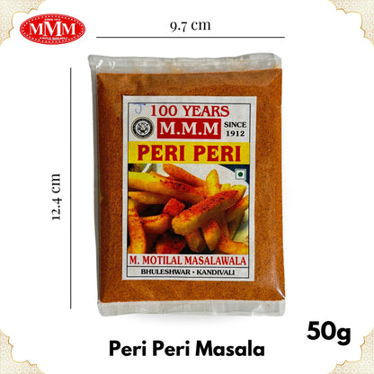 Peri Peri Masala dimension 50 g motilal masalwala