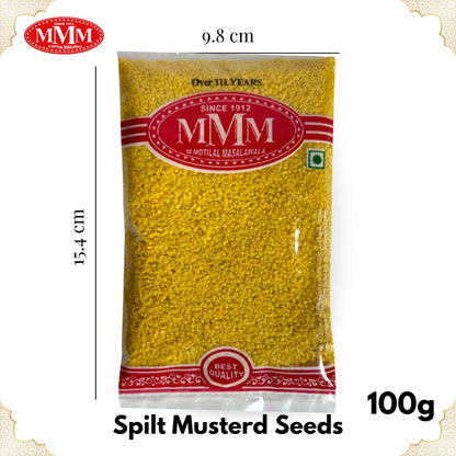 Spilt Mustard Seeds 100g Motilal Masalawala Dimension